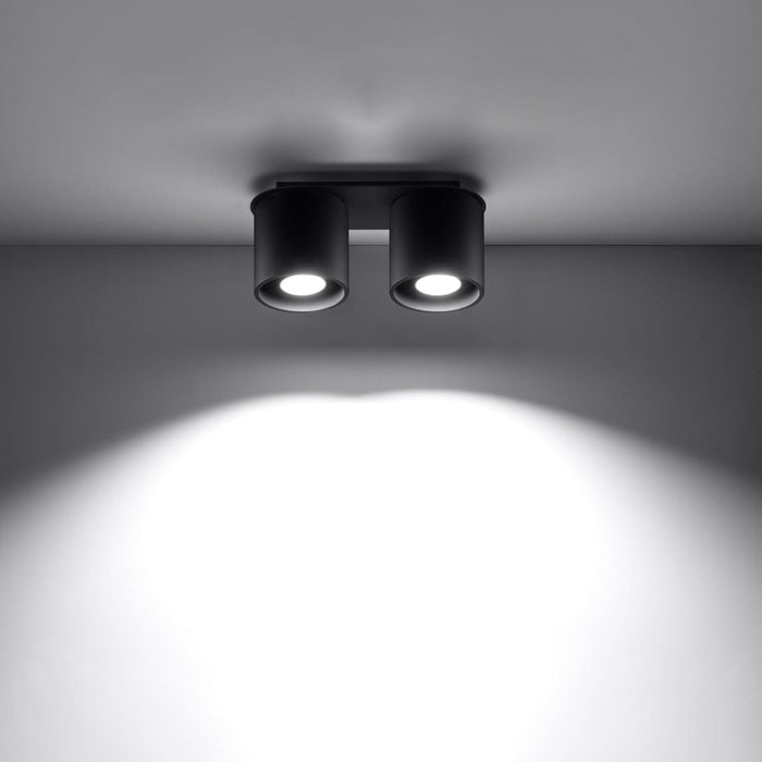 Ceiling lamp ORBIS 2 black - Green4Life
