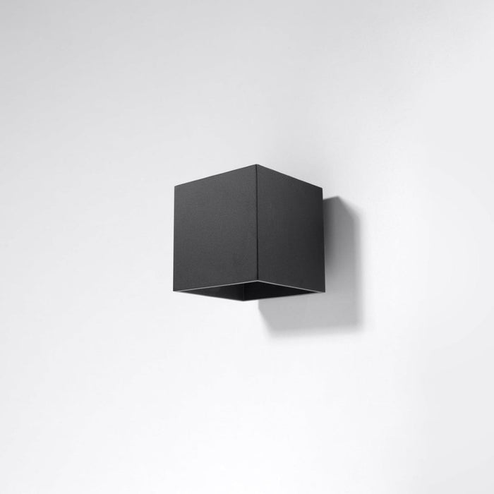 Wall lamp QUAD 1 black - Green4Life