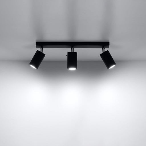 Ceiling lamp RING 3 black - Green4Life