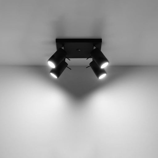 Ceiling lamp RING 4 black - Green4Life