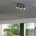 Ceiling lamp MERIDA 3 black - Green4Life