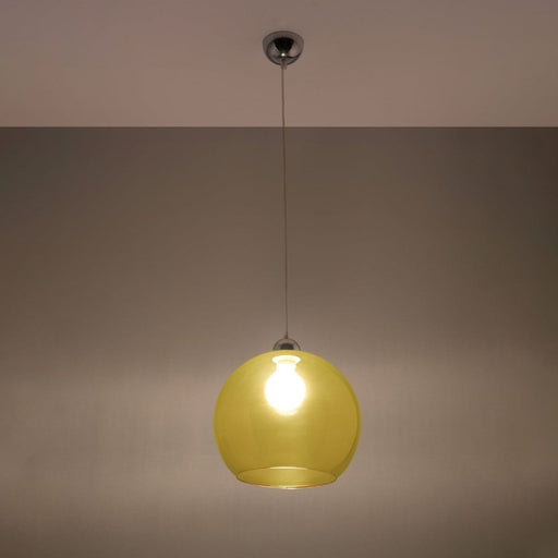 Pendant lamp BALL yellow - Green4Life