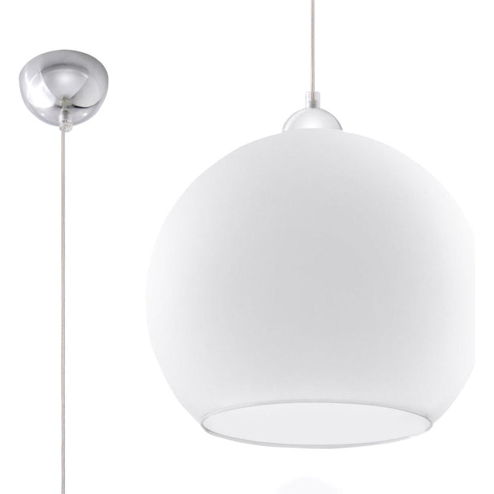 Pendant lamp BALL white - Green4Life