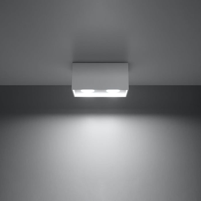 Ceiling lamp QUAD white - Green4Life