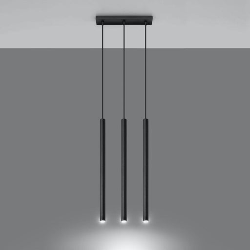 Pendant lamp PASTELO 3 black - Green4Life