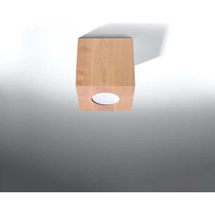 Ceiling lamp QUAD natural wood - Green4Life