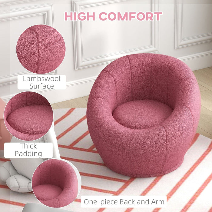 Modern Swivel Accent Chair - Pink - Green4Life