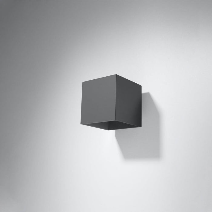 Wall lamp QUAD 1 anthracite - Green4Life
