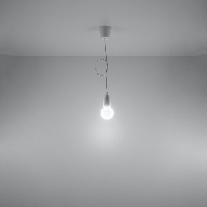 Pendant lamp DIEGO 1 white - Green4Life