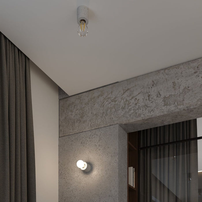 Ceiling lamp SALGADO concrete - Green4Life