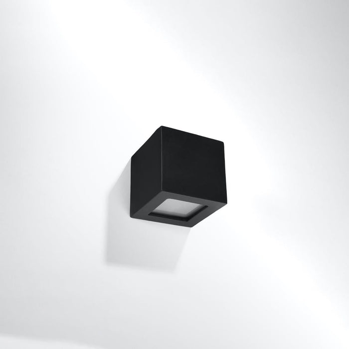 Wall lamp ceramic LEO black - Green4Life