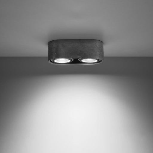 Ceiling lamp BASIC 2 concrete - Green4Life