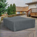 Outsunny 275 x 205cm Outdoor Garden Rattan Furniture Protective Cover Water UV Resistant Grey - Green4Life