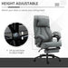 Vinsetto Office Chair with 2-Point Massage Function - Grey - Green4Life