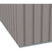 Outsunny 9 x 4 ft Corrugated Steel Garden Storage Shed with Vents & Doors - Light Grey - Green4Life