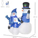 4ft Christmas Inflatable Snowman with LED Lights - Green4Life