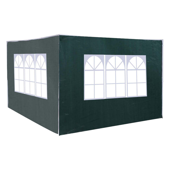 Outsunny 3m Green Modular Gazebo Side Panels - Green4Life