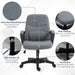 Vinsetto Office Chair with Massage Function and Lumbar High Back Ergonomic Support - Grey - Green4Life