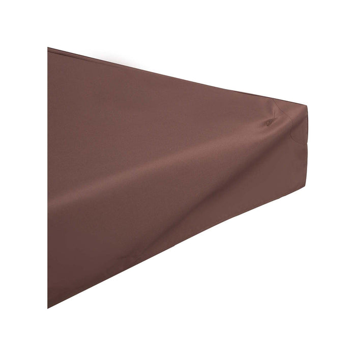 Outsunny 3x4m Dual-Layer SunGuard - Brown UV Protective Canopy Top - Green4Life