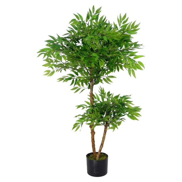 100cm Luxury Artificial Mini Ruscus Tree – Premium Collection - Green4Life