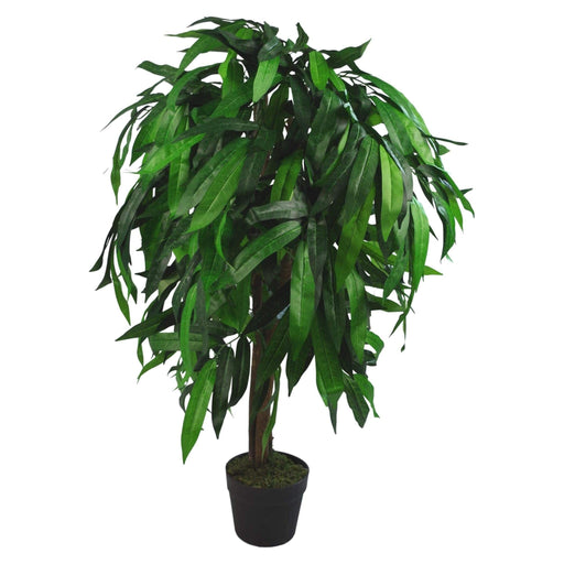 100cm Tall Large Artificial Mango Tree Plant - Green4Life