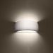 Varnished wall lamp PONTIUS white gloss - Green4Life