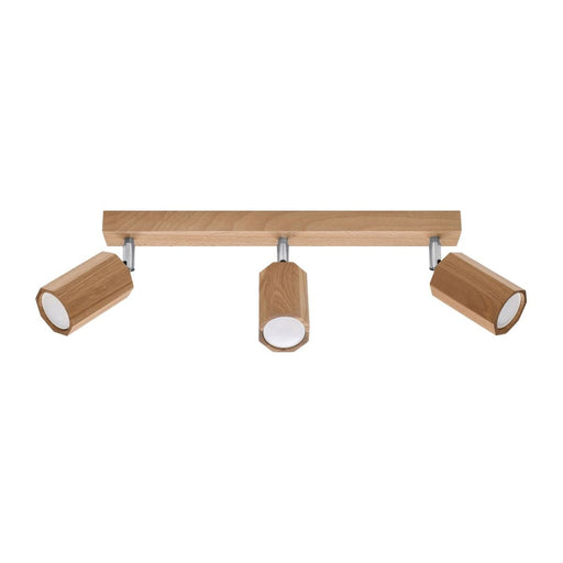 Ceiling lamp ZEKE 3 oak - Green4Life