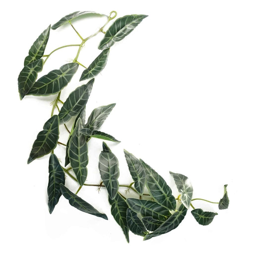 110cm Artificial Hanging Trailing Dark Green Leaf Plant - Green4Life