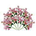 12 x 60cm Artificial Lily Stem Pink (144 Flowers) - Green4Life