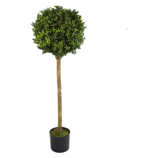 120cm (4ft) Artificial Boxwood Buxus Ball Topiary Tree - Green4Life