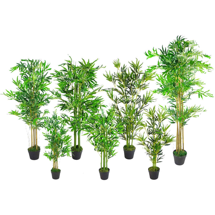 120cm (4ft) Natural Look Artificial Bamboo Plants Trees - Green4Life