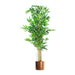 120cm (4ft) Natural Look Artificial Bamboo Plants Trees with Copper Metal Planter - Green4Life