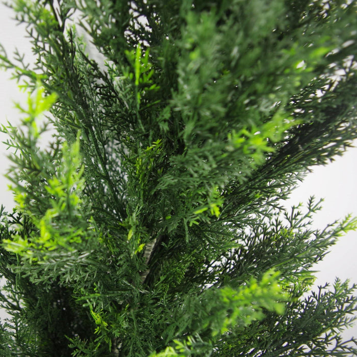 120cm Artificial Cedar Cypress Topiary - UV Resistant - Green4Life