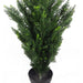 120cm Artificial Cedar Cypress Topiary - UV Resistant - Green4Life