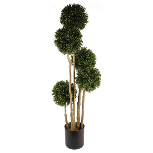 120cm UV Resistant Topiary Ball Trees – Natural Trunks - Green4Life