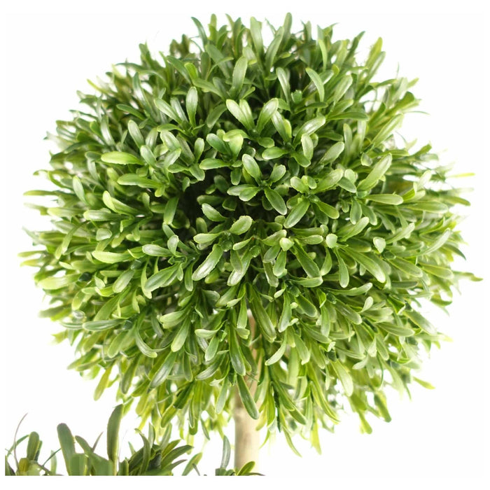 120cm UV Resistant Topiary Ball Trees – Natural Trunks - Green4Life
