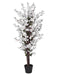 120cm White Blossom Artificial Tree - Green4Life