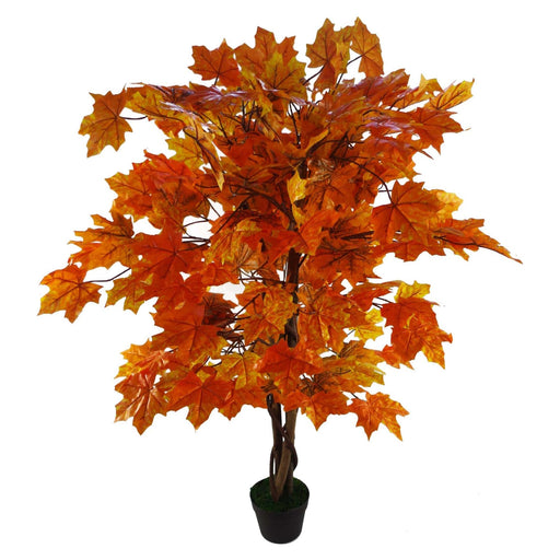 125cm Extra Large Artificial Autumn Maple Acer Tree - Green4Life