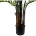 125cm UV Resistant Raphis Palm Tree with Natural Trunk - Green4Life