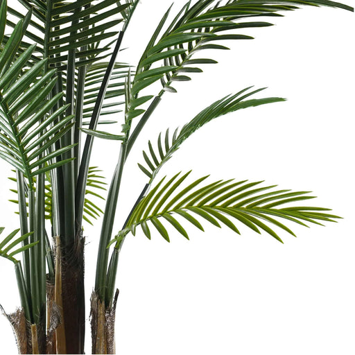 125cm UV Resistant Raphis Palm Tree with Natural Trunk - Green4Life