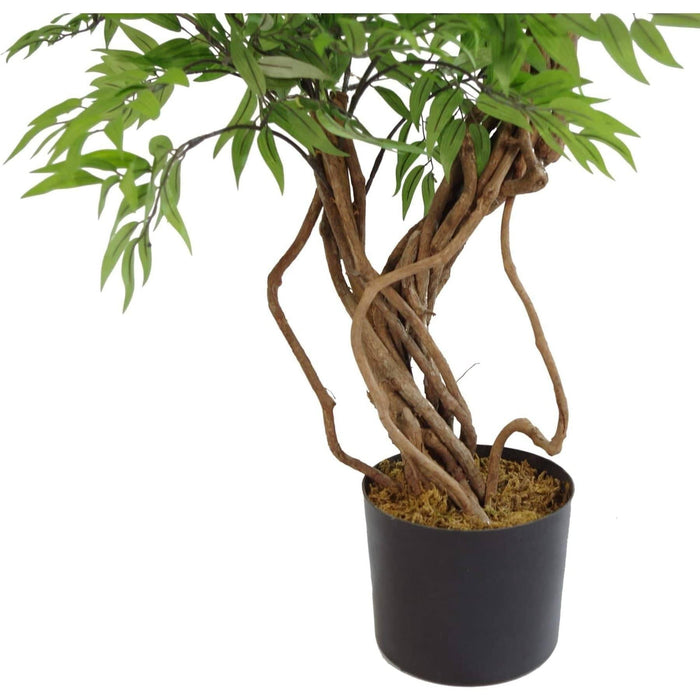 140cm Japanese Fruticosa Artificial Ficus Tree - Green4Life