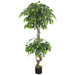 150cm Twisted Artificial Ficus Tree - Green4Life