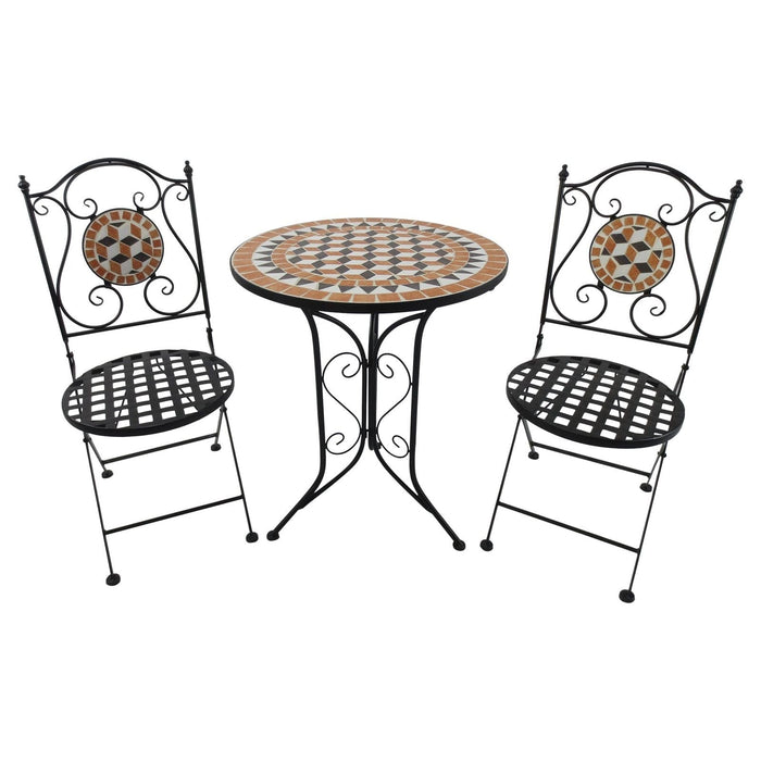 Timeless Mosaic - 3 Piece Bistro Set - Outsunny - Green4Life