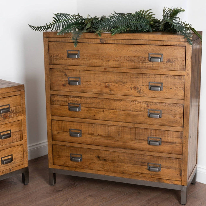 Dalton Five Drawer Chest - Green4Life