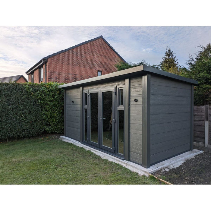 5m x 2.6m Fully Insulated Garden Room (Double Glazed) - 10 Years Warranty