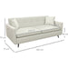 2 Seater Sofa with Steel Legs and 2 Storage Pockets - Beige - Green4Life