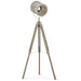 Freestanding Spotlight Tripod Floor Lamp - Natural Pine Wood - Green4Life