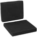2 Piece Cushion - 1 Seat Cushion 1 Back Pad for Rattan Sofa Chair, Black - Outsunny - Green4Life