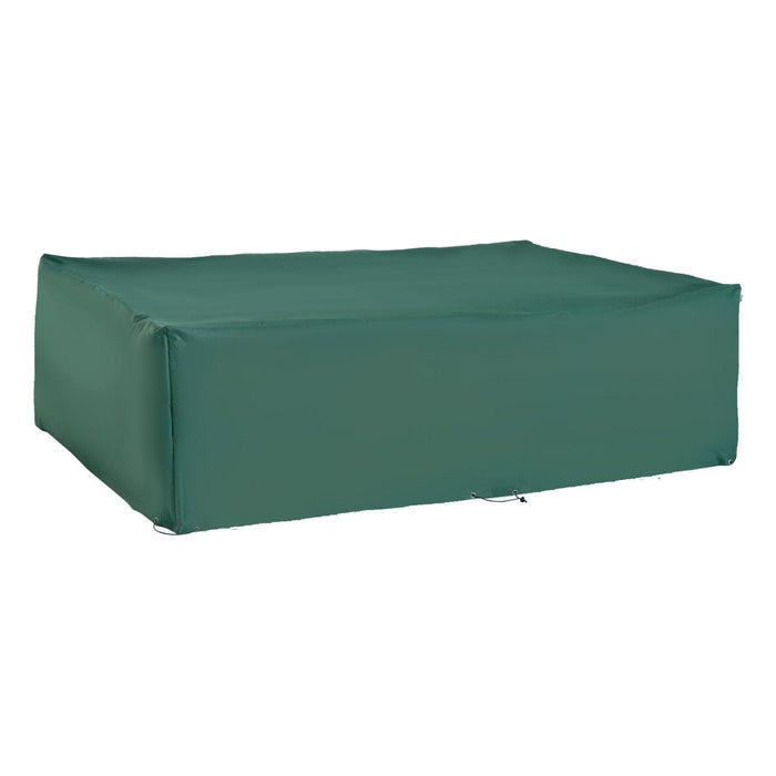 222L x 155W x 67Hcm Outdoor Furniture Cover UV Resistant and Waterproof - Green - Outsunny - Green4Life
