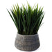 22cm x 37cm Large Grey Gliese Embossed Planter - Green4Life